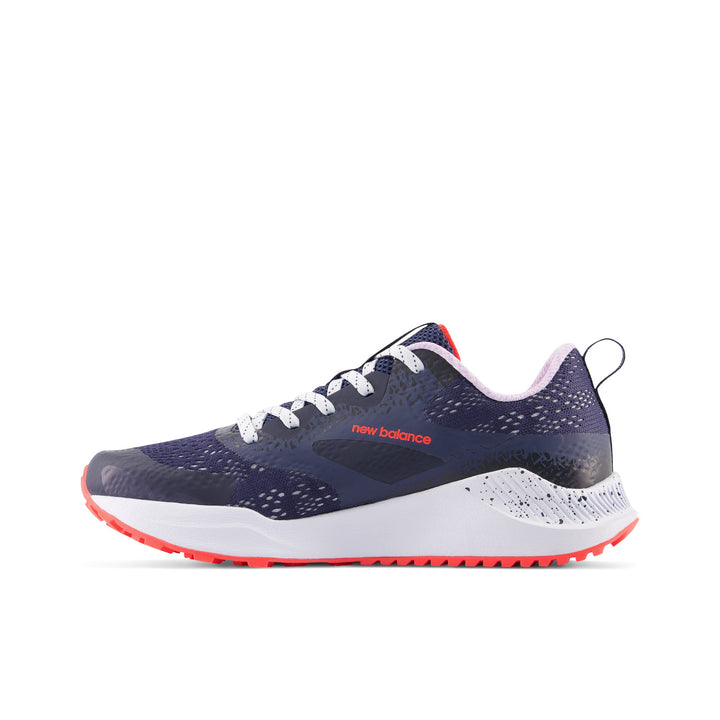 Big Kid's New Balance DynaSoft Nitrel v5 Color: Eclipse with Natural Indigo and Electric Red