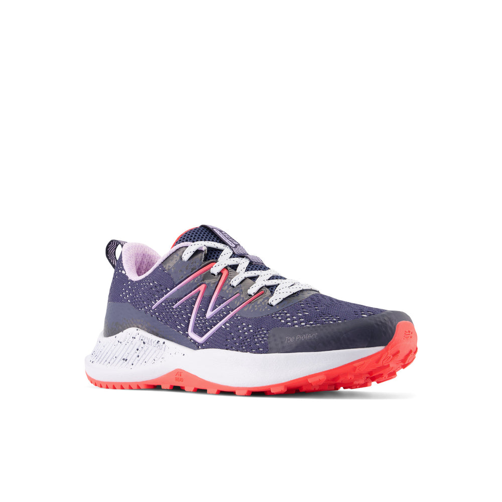 Big Kid's New Balance DynaSoft Nitrel v5 Color: Eclipse with Natural Indigo and Electric Red