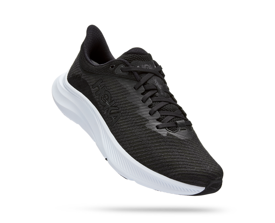 Men's Hoka One One Solimar Color: Black / White (WIDE WIDTH)