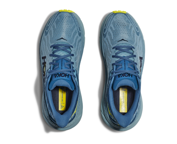 Men's Hoka One One Challenger 7 Color: Stone Blue / Evening Primrose