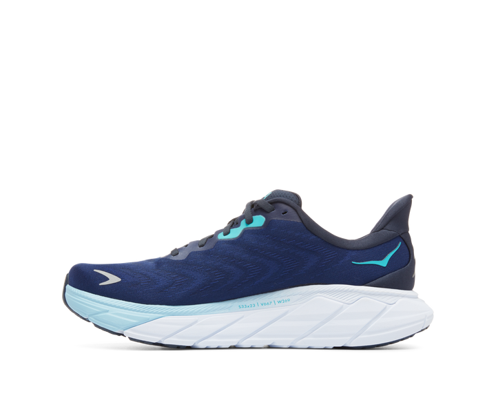 Men's Hoka One One Arahi 6 Color: Outer Space / Bellwether Blue