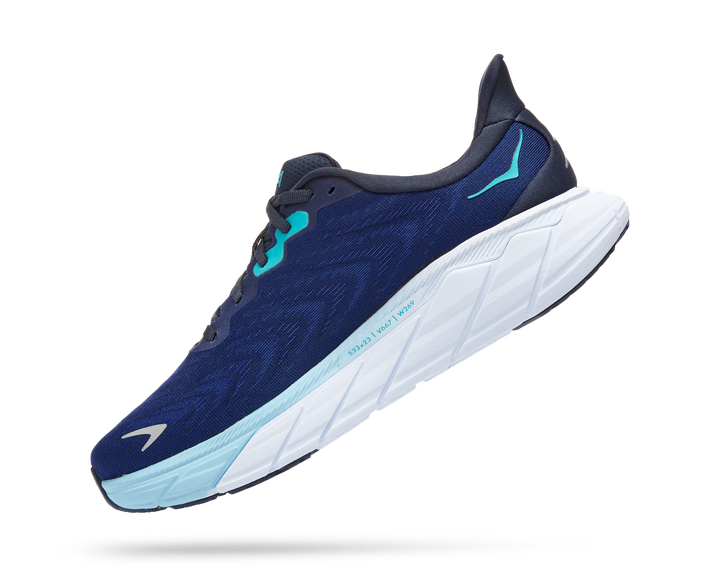 Men's Hoka One One Arahi 6 Color: Outer Space / Bellwether Blue