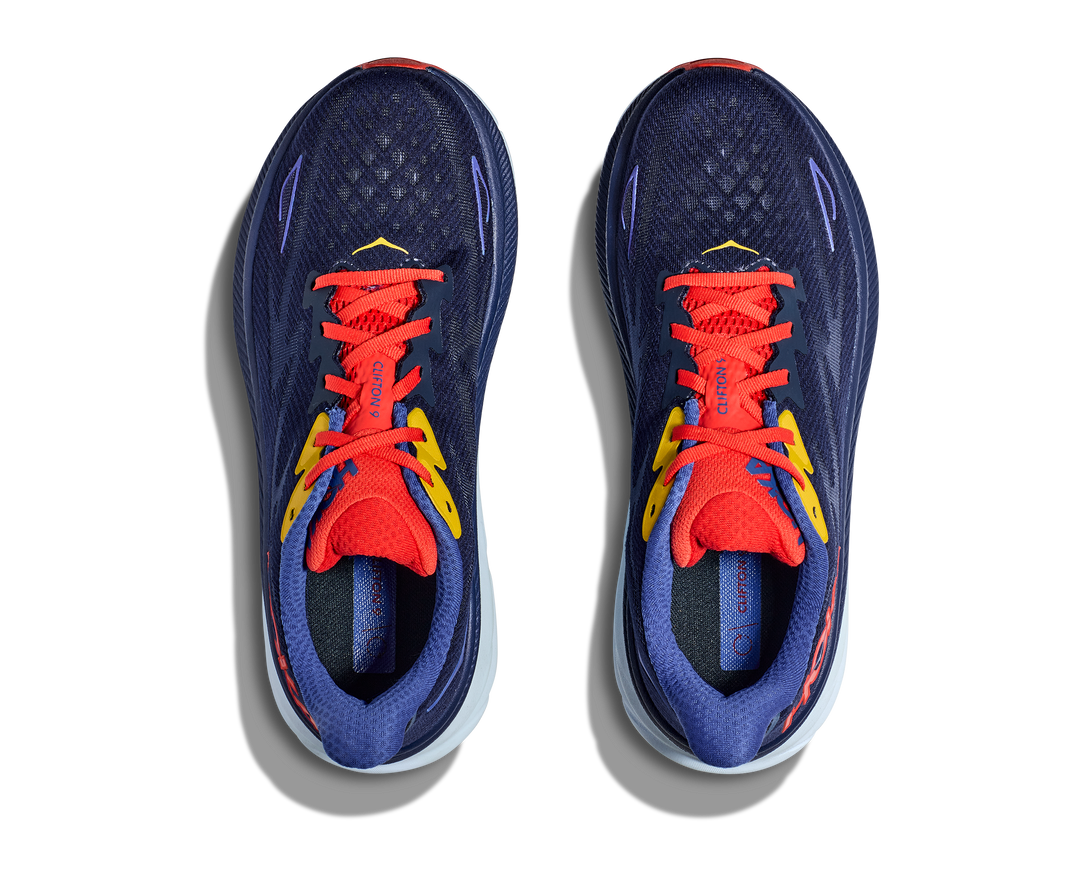 Men's Hoka One One Clifton 9 Color: Bellwether Blue/ Dazzling Blue