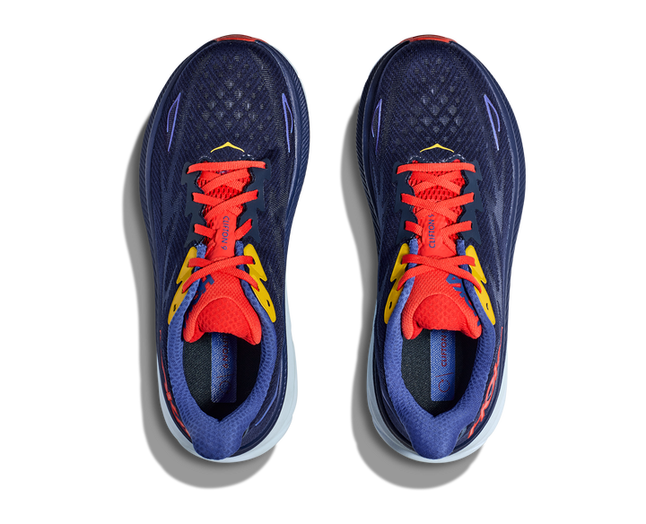 Men's Hoka One One Clifton 9 Color: Bellwether Blue/ Dazzling Blue