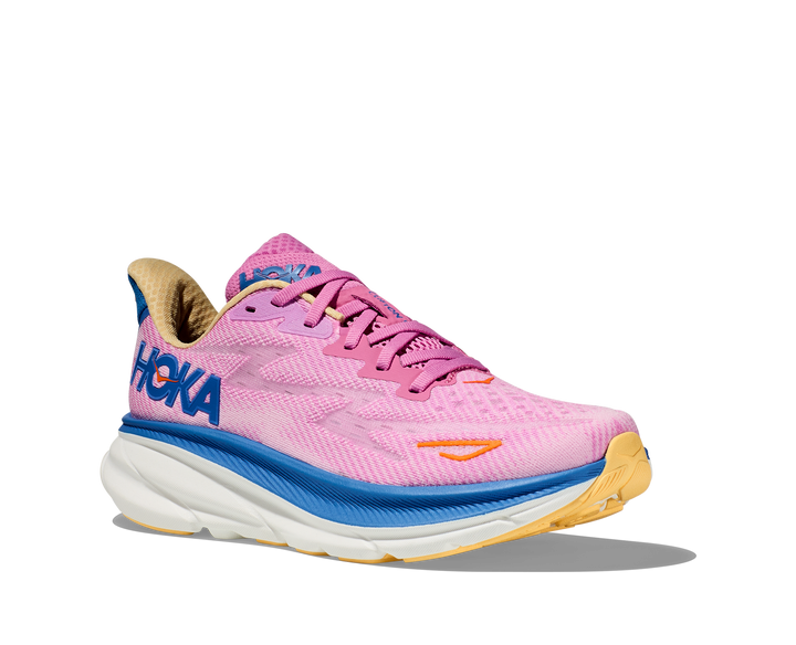 Women's Hoka One One Clifton 9 Color: Cyclamen/ Sweet Lilac