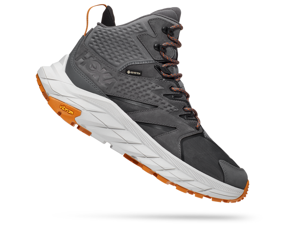 Men's Hoka One One Anacapa Mid GTX Color: Castlerock / Harbor Mist