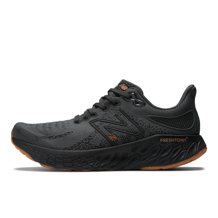 Men's New Balance Fresh Foam X 1080v12 Lounge Around Color: Blacktop with Black and Copper Metallic