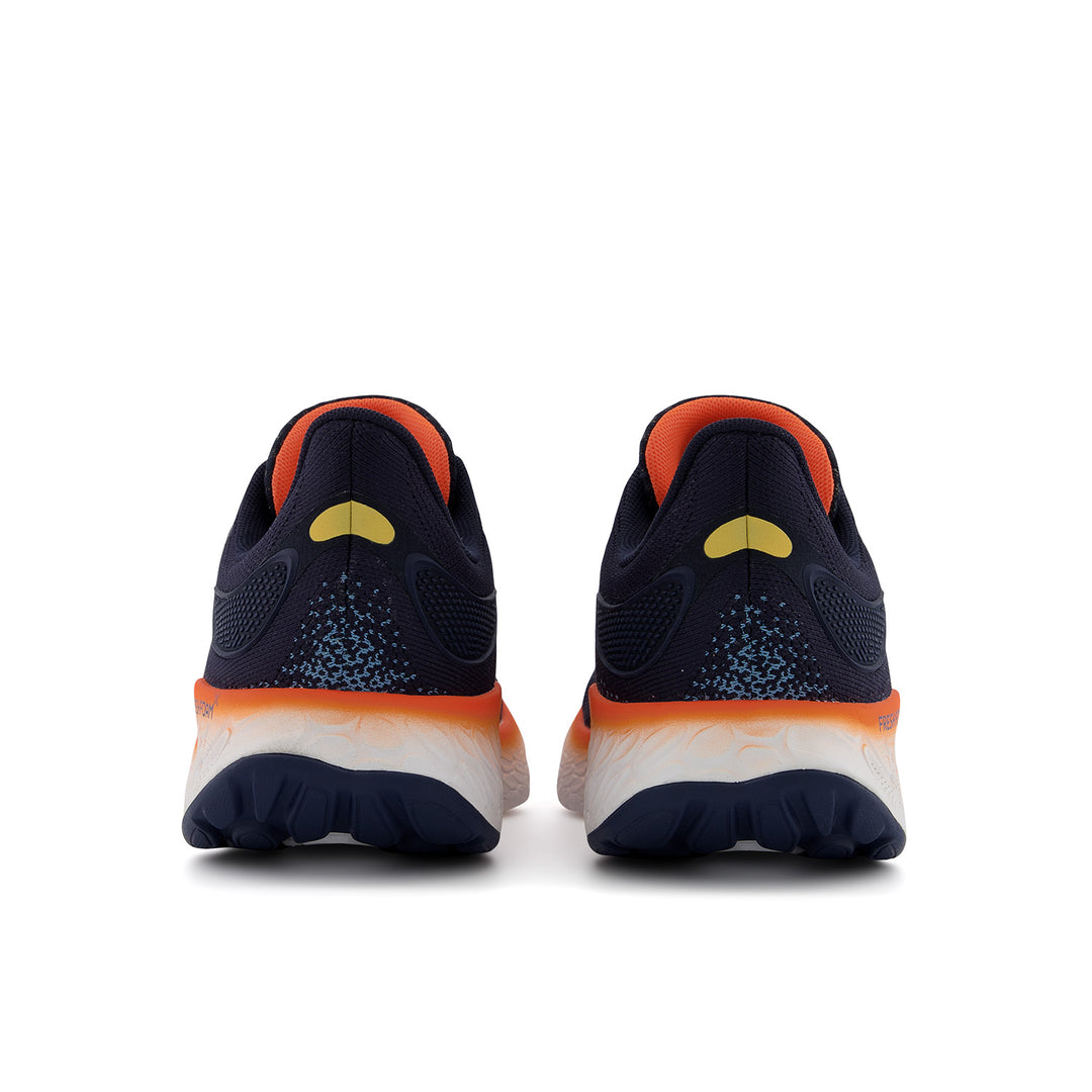 Men's New Balance Fresh Foam X 1080v12 Color: Eclipse with Vibrant Orange and Spring Tide