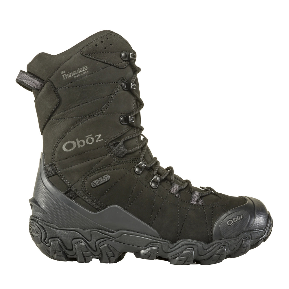 Men's Oboz Bridger 10" Insulated Waterproof Color: Midnight