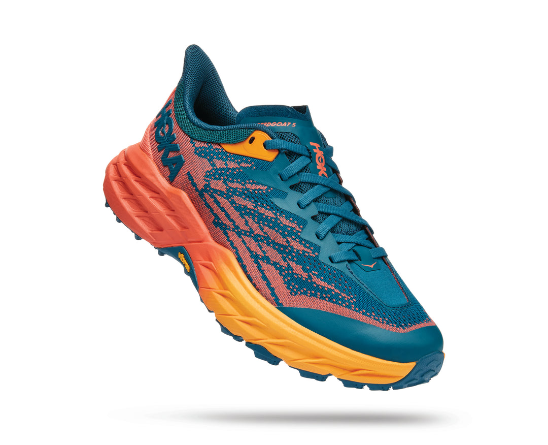 Women's Hoka One One Speedgoat 5 Color: Blue Coral / Camellia (WIDE WIDTH)