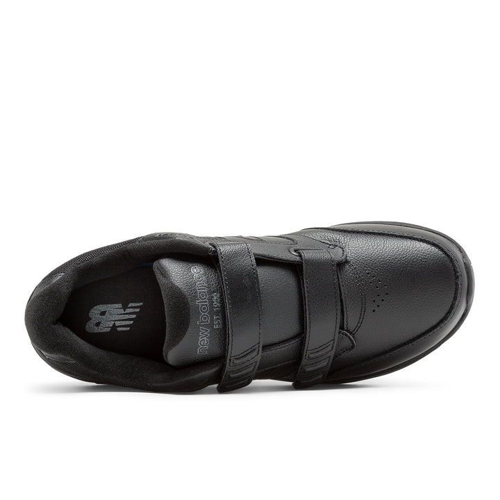 Men's New Balance Hook and Loop Leather 928v3 Color: Black