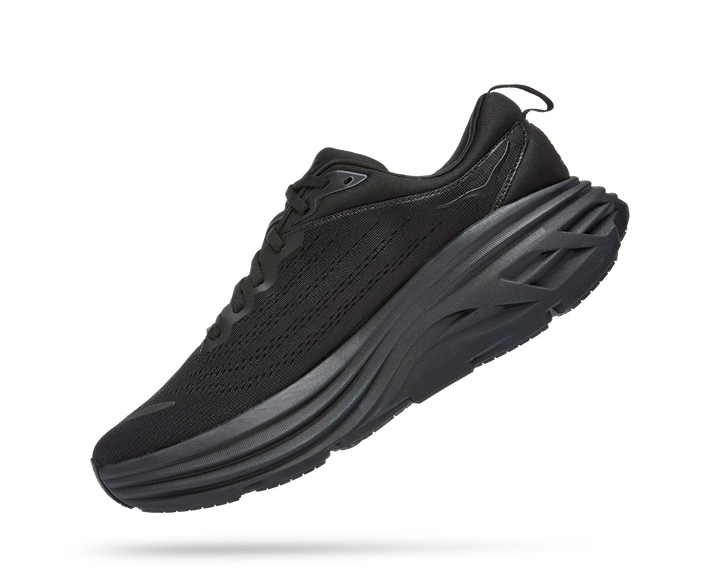 Men's Hoka Bondi 8 Color: Black / Black