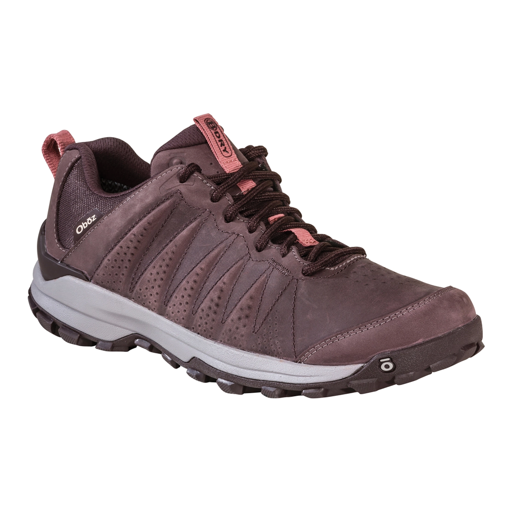 Women's Oboz Sypes Low Leather Waterproof Color: Peppercorn