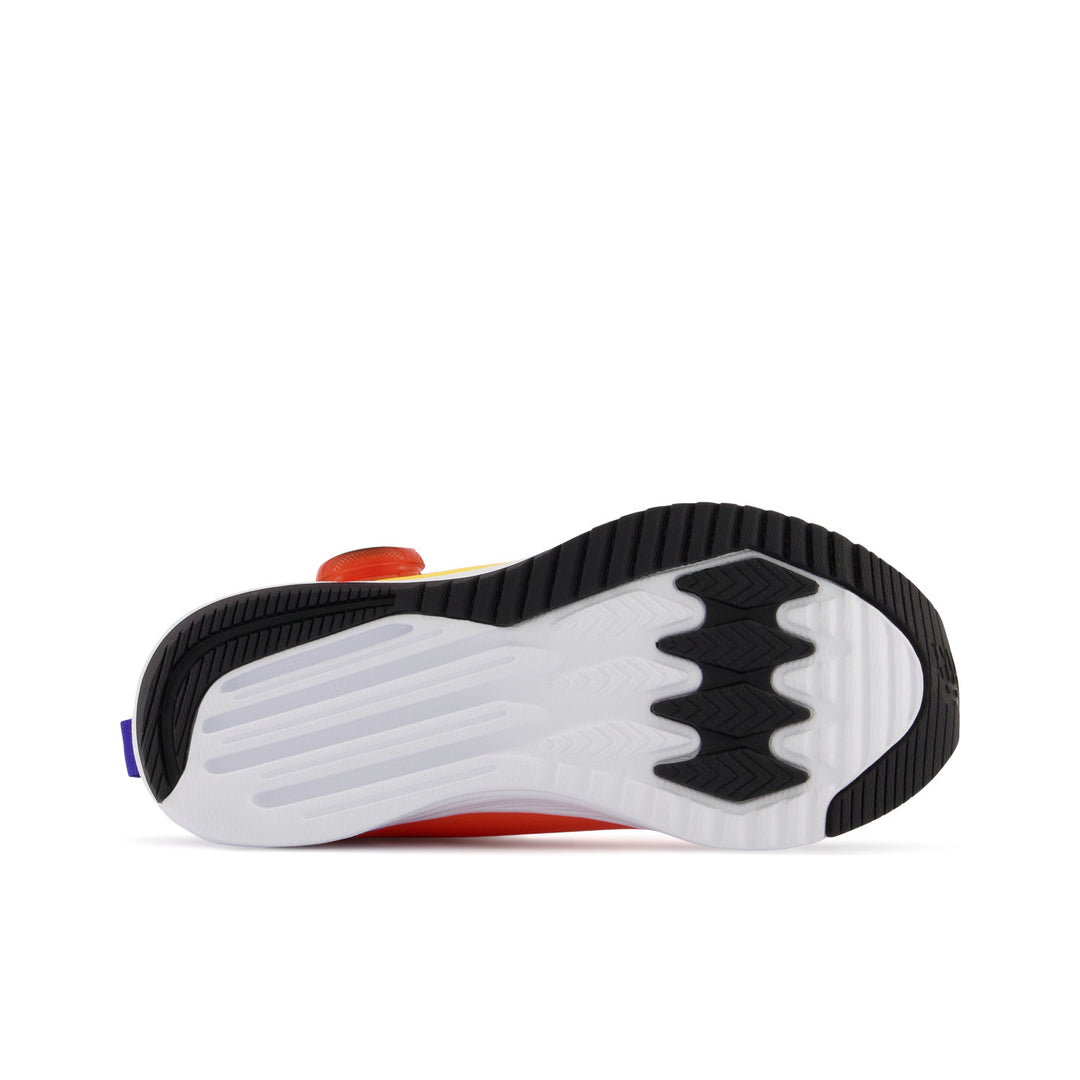 Little Kid's New Balance FuelCore Reveal v3 BOA Color: Black with Infinity Blue & Vibrant Orange