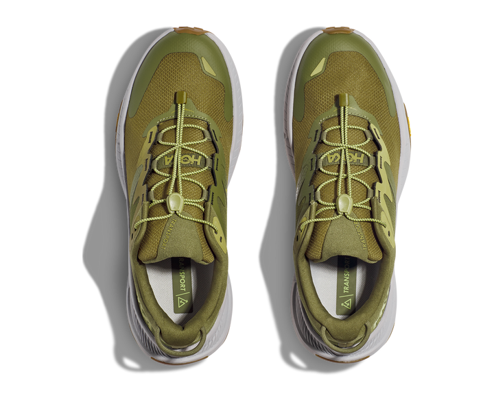 Men's Hoka One One Transport Color: Avacodo/ Harbor Mist 