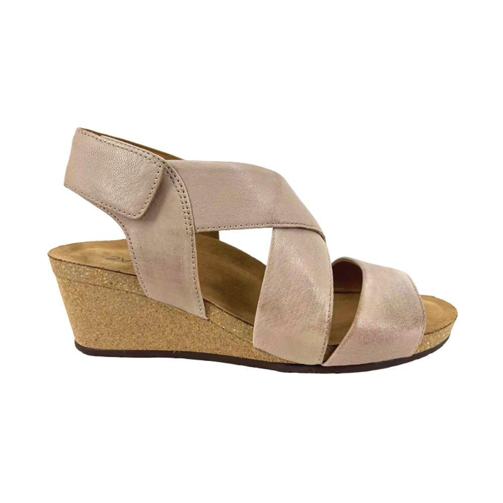 Women's Salvia Robyn Wedge Sandal Color: Sand