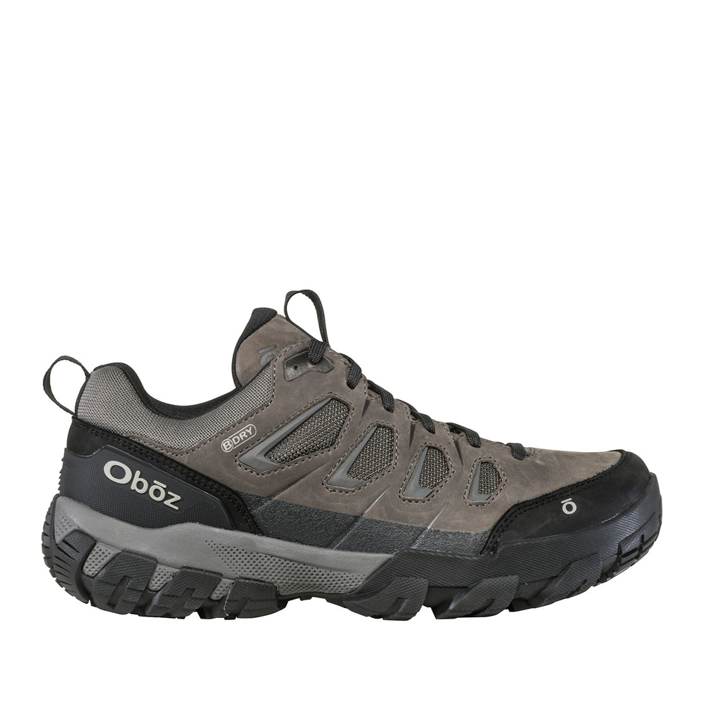 Men's Oboz Sawtooth X Low Waterproof Color: Charcoal