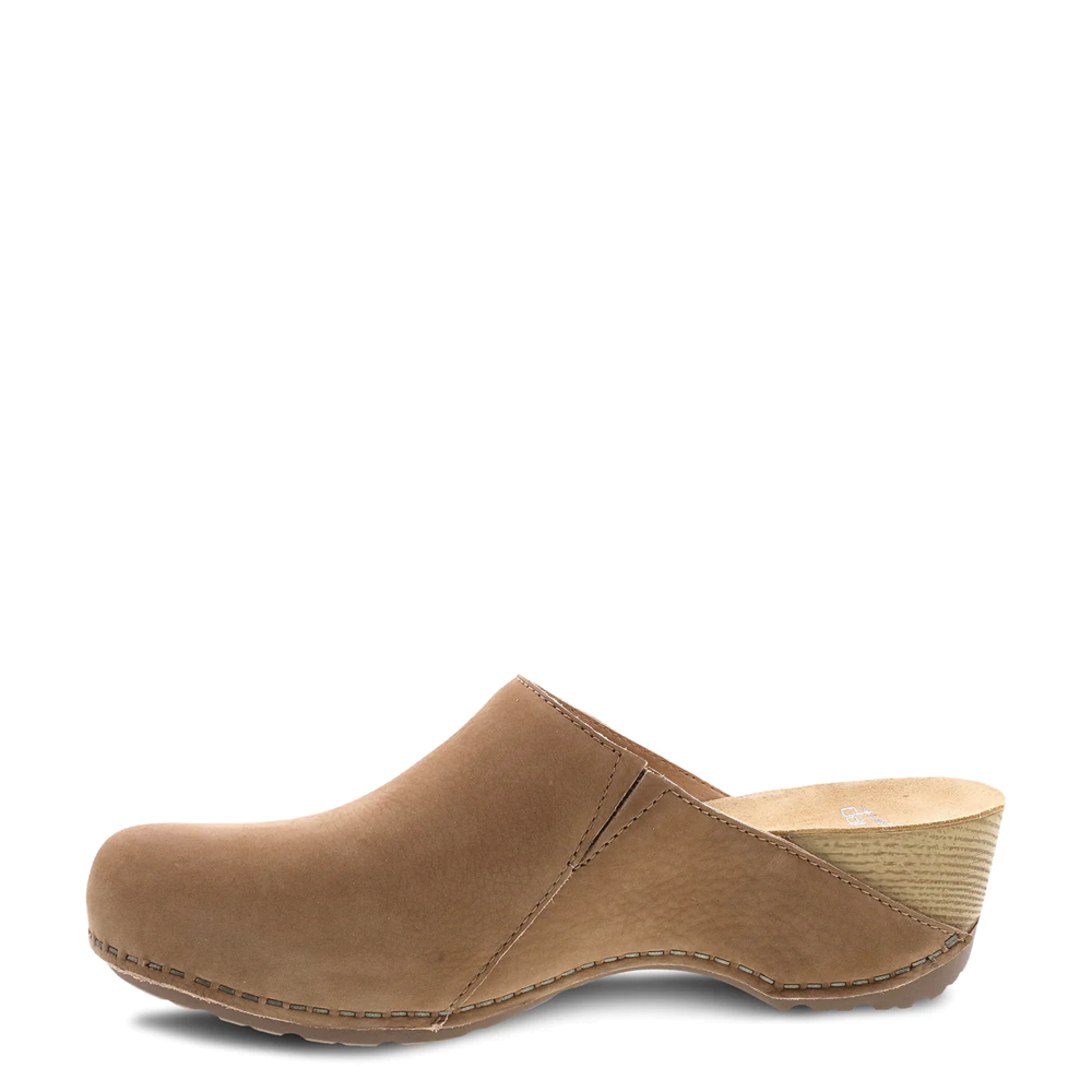 Women's Dansko Talulah Color: Tan Milled Nubuck