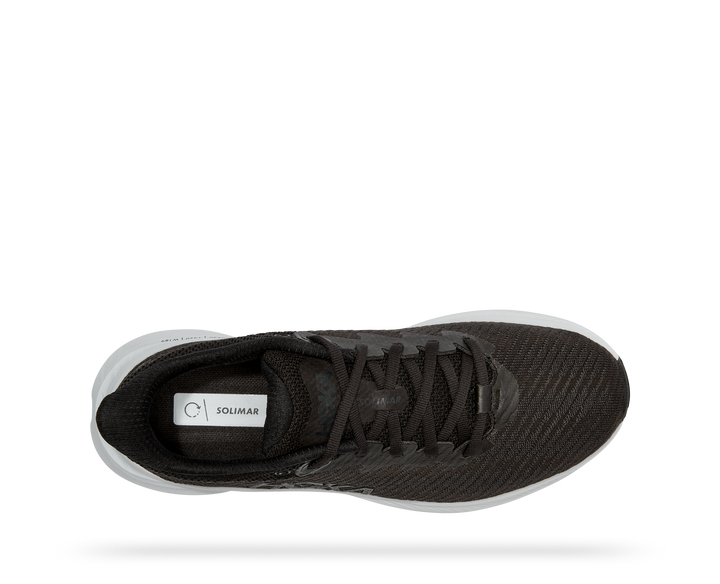 Women's Hoka One One Solimar Color: Black / White (WIDE WIDTH)