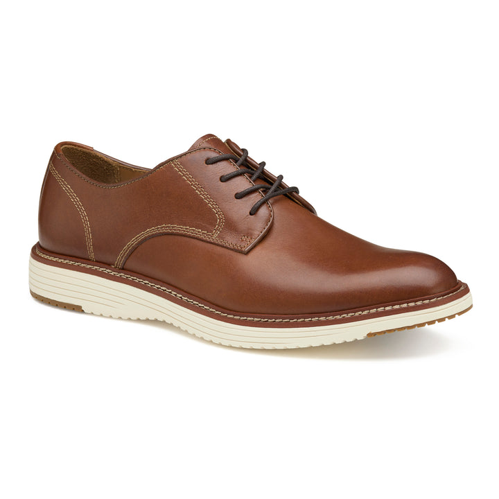 Men's Johnston & Murphy Upton Plain Toe Color: Tan Full Grain 