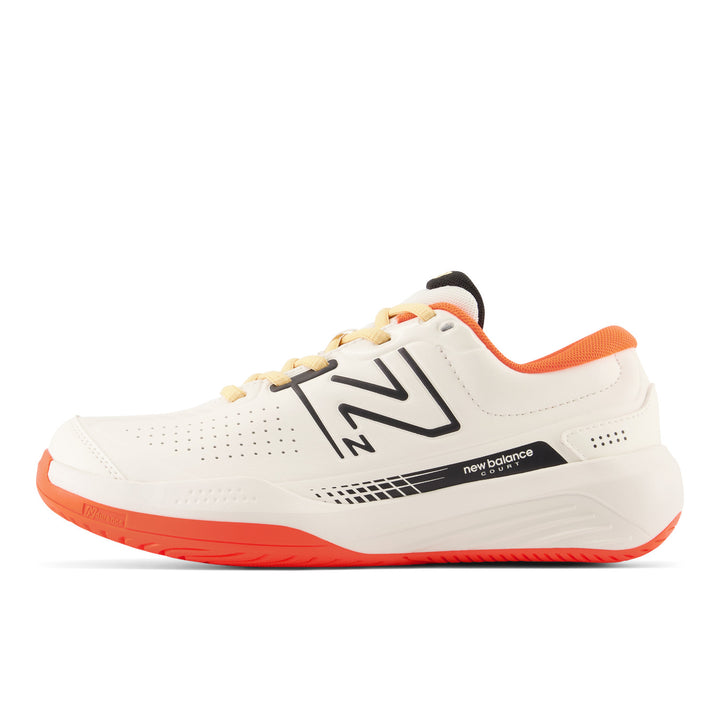 Women's New Balance 696v5 Color: Sea Salt with Neon Dragonfly