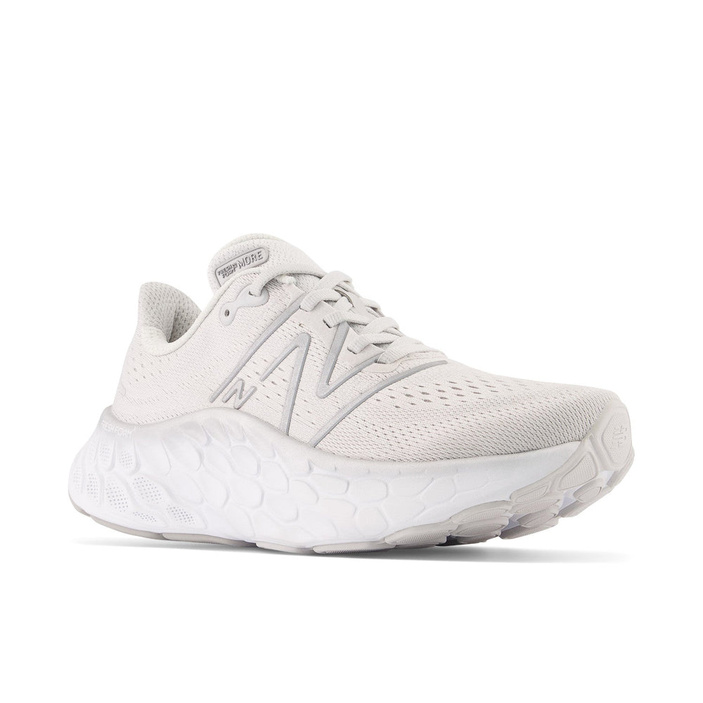 Women's New Balance Fresh Foam X More v4 Color: Summer Fog with Rain Cloud