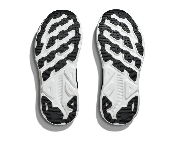 Men's Hoka One One Clifton 9 Color: Black/ White